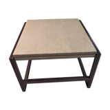 Vintage coffee table in 70's marble.