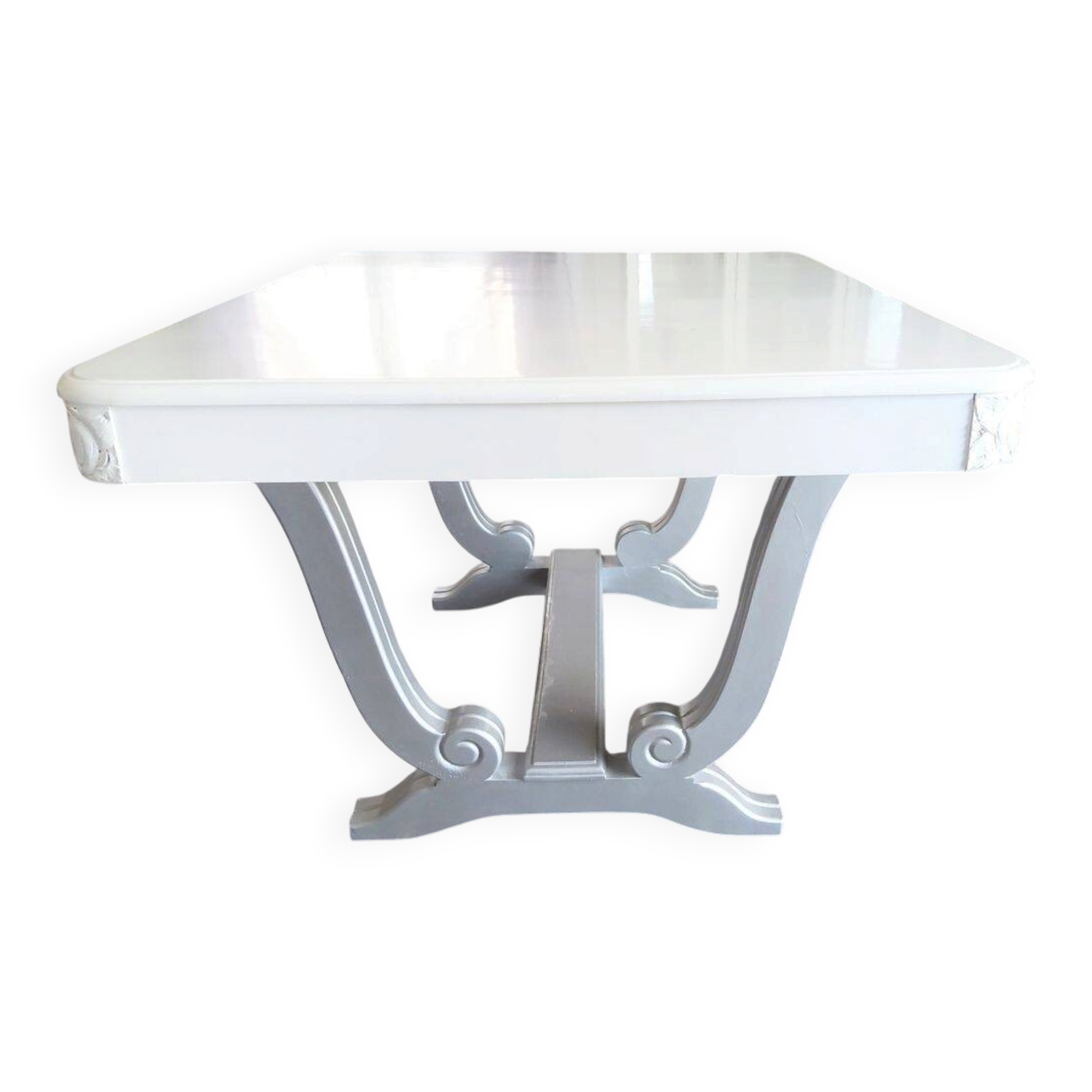 🏠 Antique Art Deco table - Solid wood
