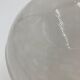White glass globe from Clichy