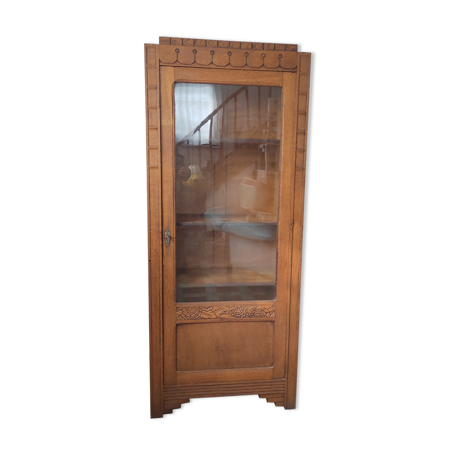 Glazed art deco cabinet