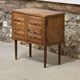 Brutalist two-door bedside table