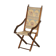 Antique Indo-Anglo elephant folding military chair circa 1890