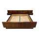 Danish Rosewood Double Floating Bed By Sannemans, 1970s.