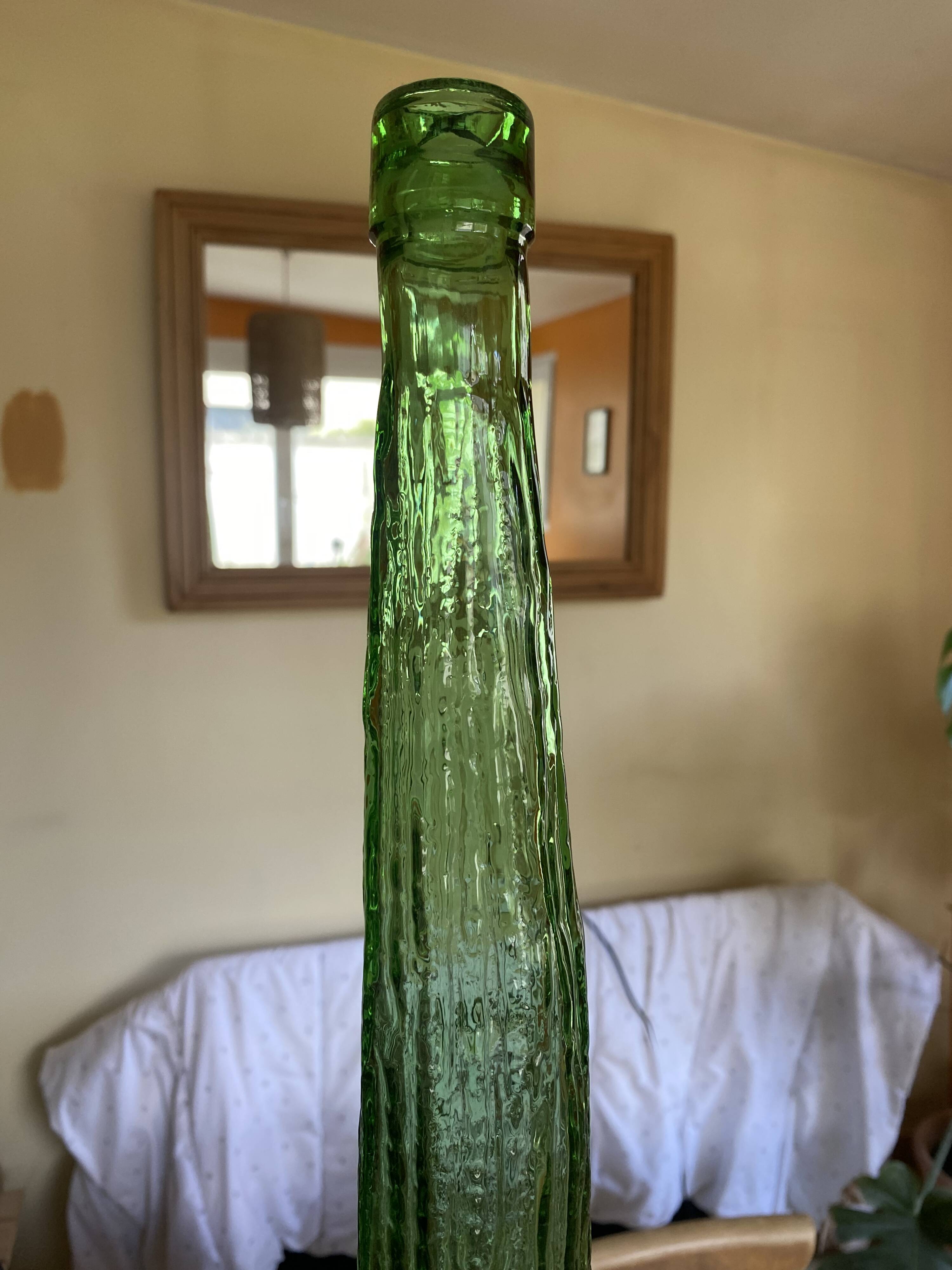 Vintage Italian Chianti carafe from the 70s.