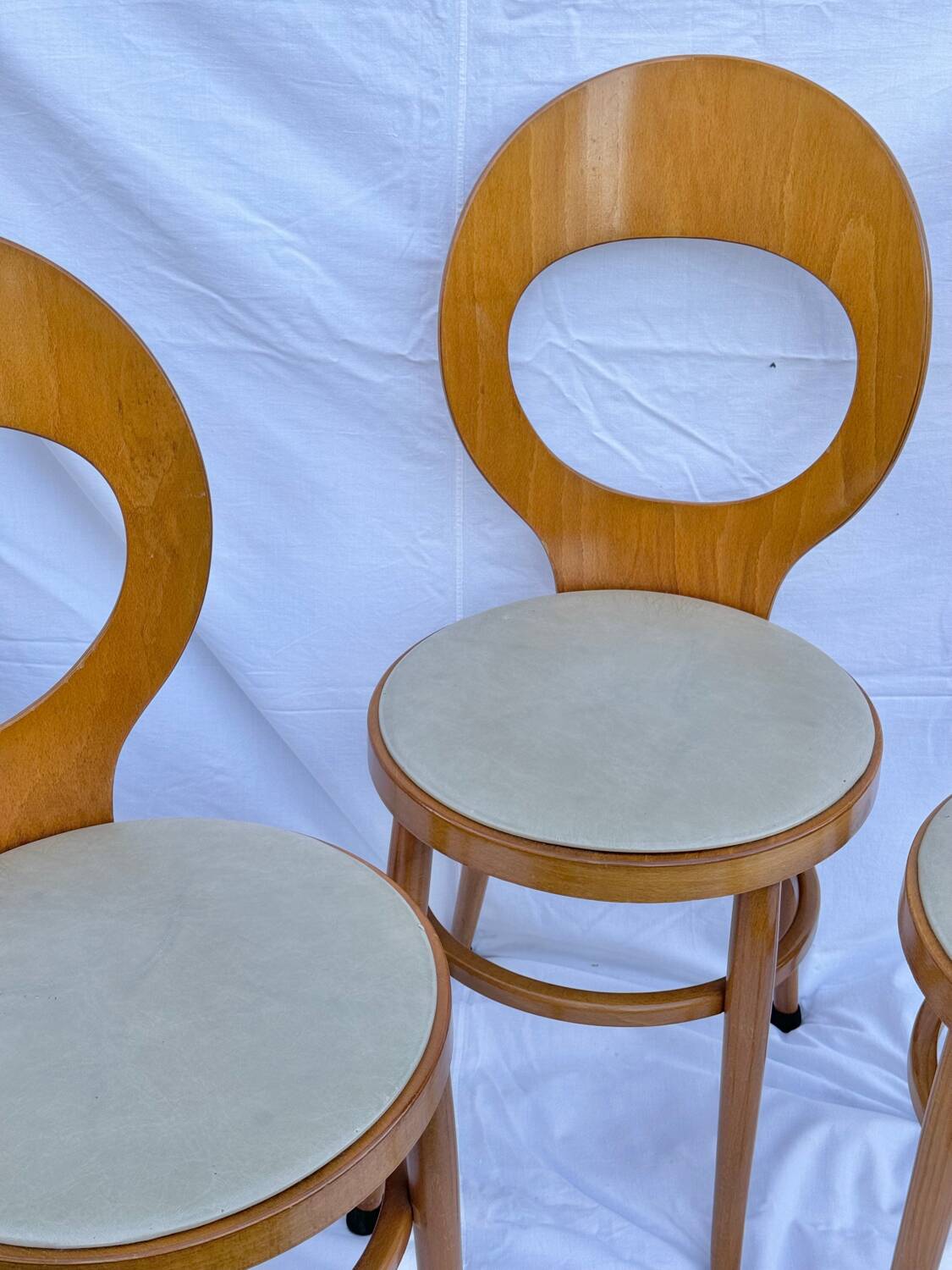 Ensemble de 4 chaises mouette Baumann