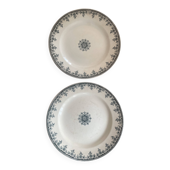 Lot de 2 assiettes plates ‘Gagny’