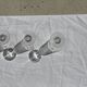 Set of 3 vintage stemmed glasses in clear glass H14 D10