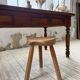 Table de ferme ou table de drapier noyer massif 1900
