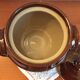 Pot glazed stoneware pot with lid Pearson's of Chesterfield England