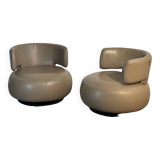 Paire de fauteuil Curl Roche Bobois