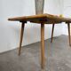 Rattan and ceramic coffee table, 60s