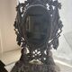 Table mirror in cast iron