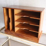 Office sorter, old wooden document holder