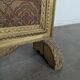 Louis XVI gilded wooden fire screen with tapestry