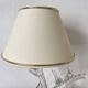 Lamp with crystal base, branch and birds motif, 1960s