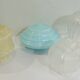 Set of 4 tulip globes vintage glass lampshades from the 70s-80s – Opaline b