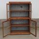 Old glass cabinet in wood and metal