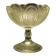 Basket sugar bowl, pressed glass, Ząbkowice, Poland, 1970s