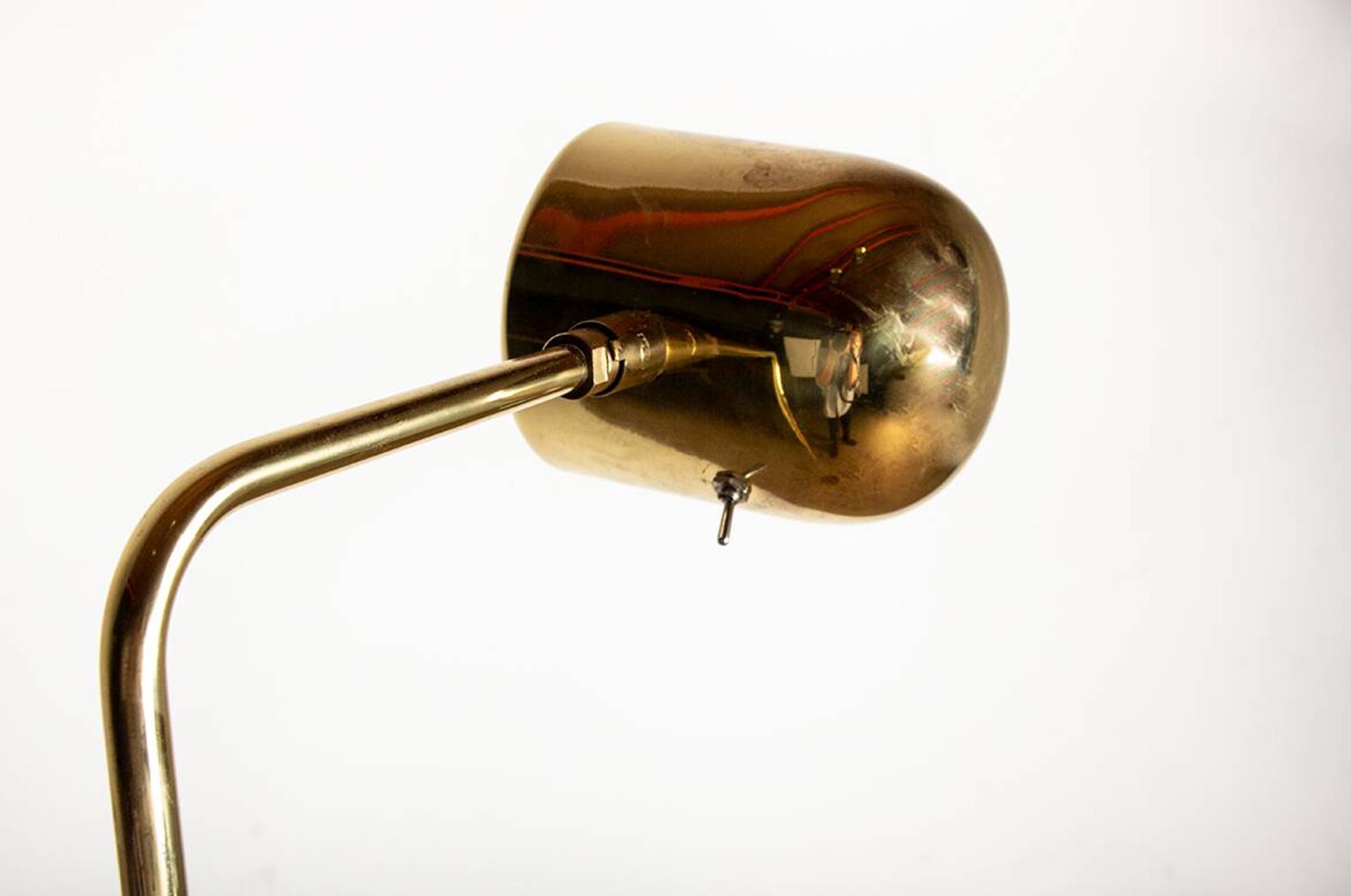 Swedish Brass Floor Lamp, Model G 230 by Bergboms 1960.