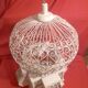 Antique handmade birdcage in metal and wood
