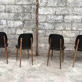 Set of 4 chairs model Pegasus edited by Baumann - 60s