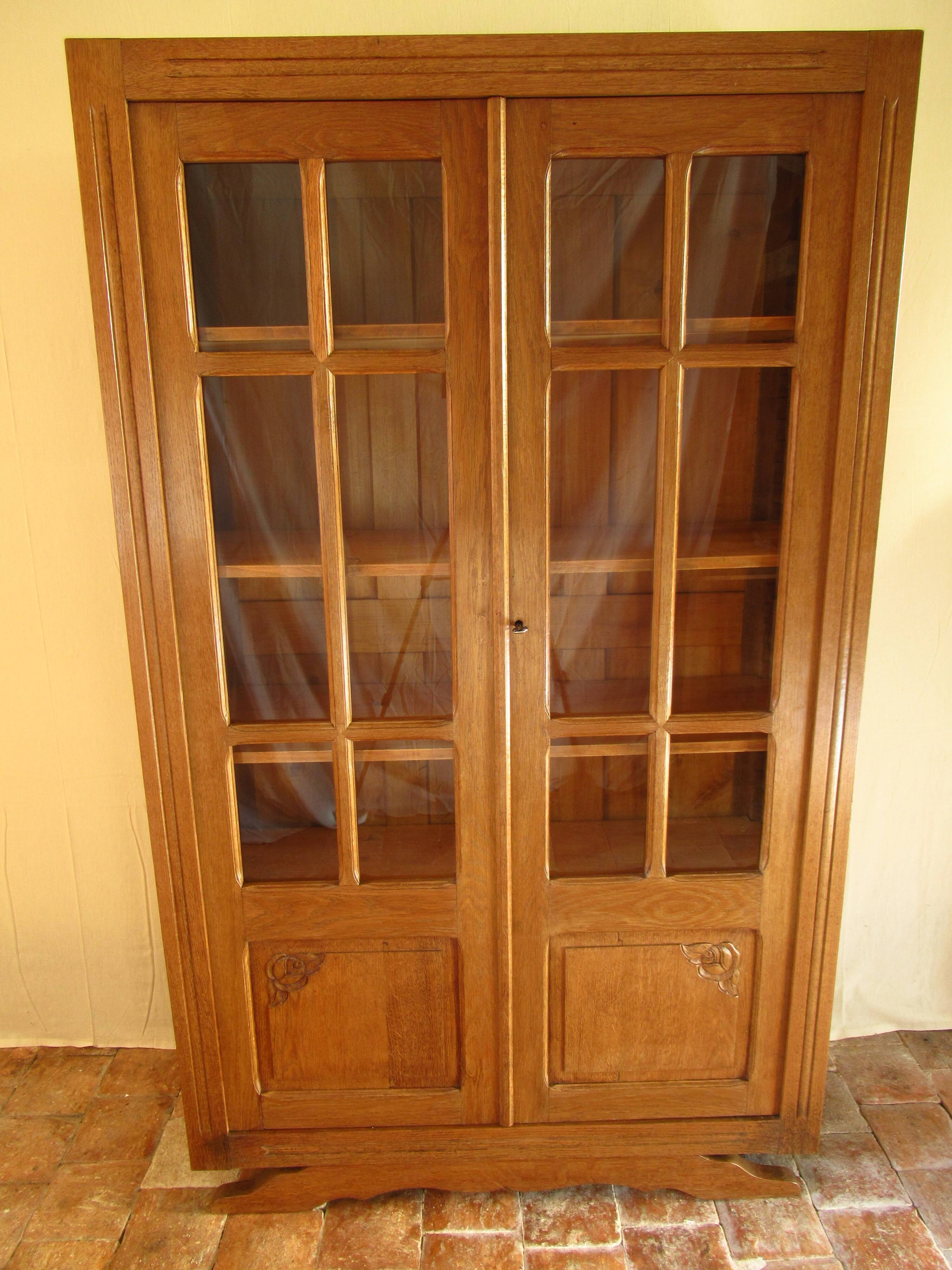 Glass-glazed parisian wardrobe