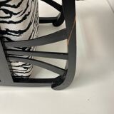 Armchair style Louis XV zebra