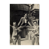 Photography, "Dadaists on the streets of Zurich in 1917", / NB / 10 x 15 cm