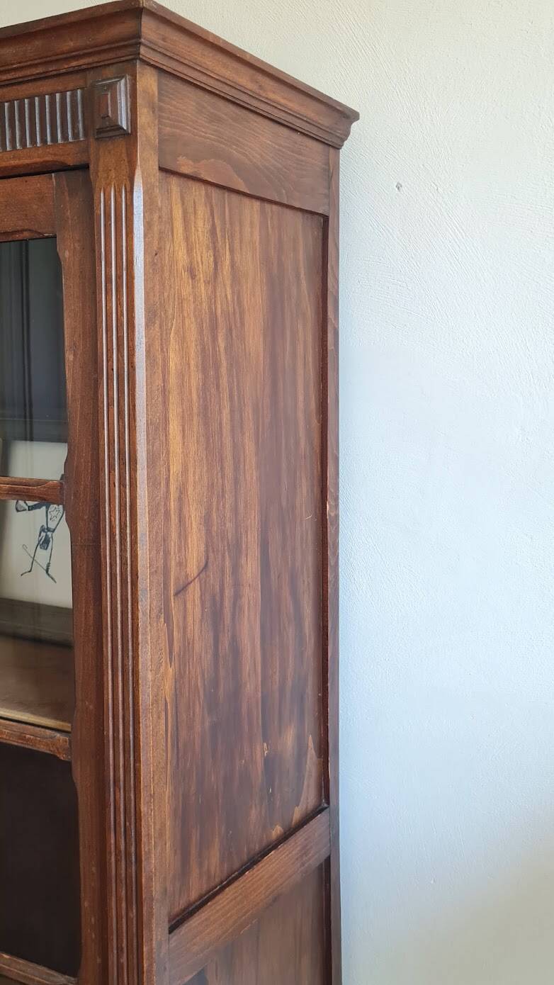 Glass-fronted Parisian wardrobe
