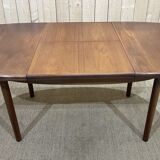 1970s teak table with butterfly extension