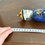 Chinese Porcelain Sculpture of a Manchu Mandarin Qing Pipe Smoker