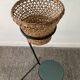 Vintage metal tripod plant holder and formica 60s