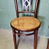 2 old beech Thonet chairs, 1900s