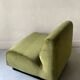 Olive green velvet armchair Slipper Chair Herman Miller USA 1970