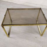 Golden sofa end table