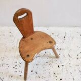Brutalist low chair