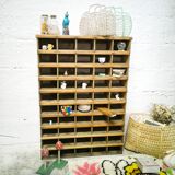 Old wooden sorting locker