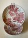Swinnertons Stafforsshire England The Ferry Red Coffee Saucers