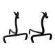 Pair of zoomorphic andirons