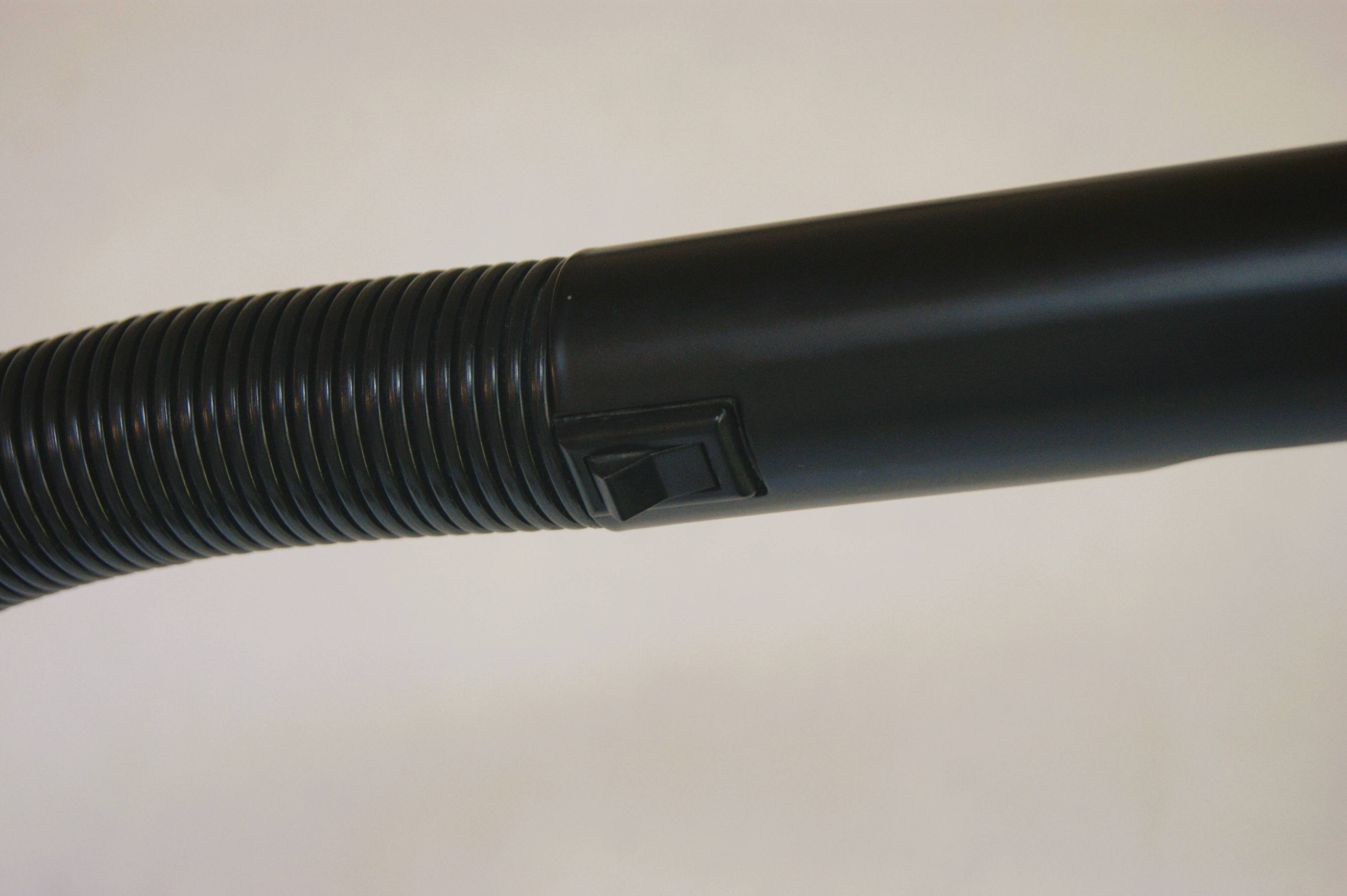 Rare black bendy tube floor lamp from LYFA Denmark - Star War era design late 1970s.