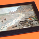 Black frame wood