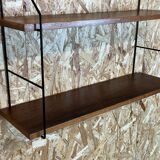 Teak string shelf wall shelf danish design denmark 60/70