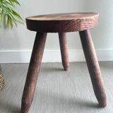 Wooden tripod stool
