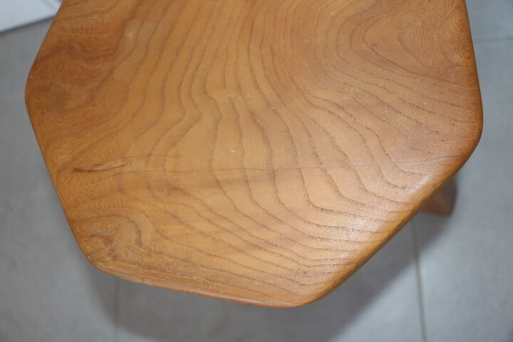 3 rustic stools 1970