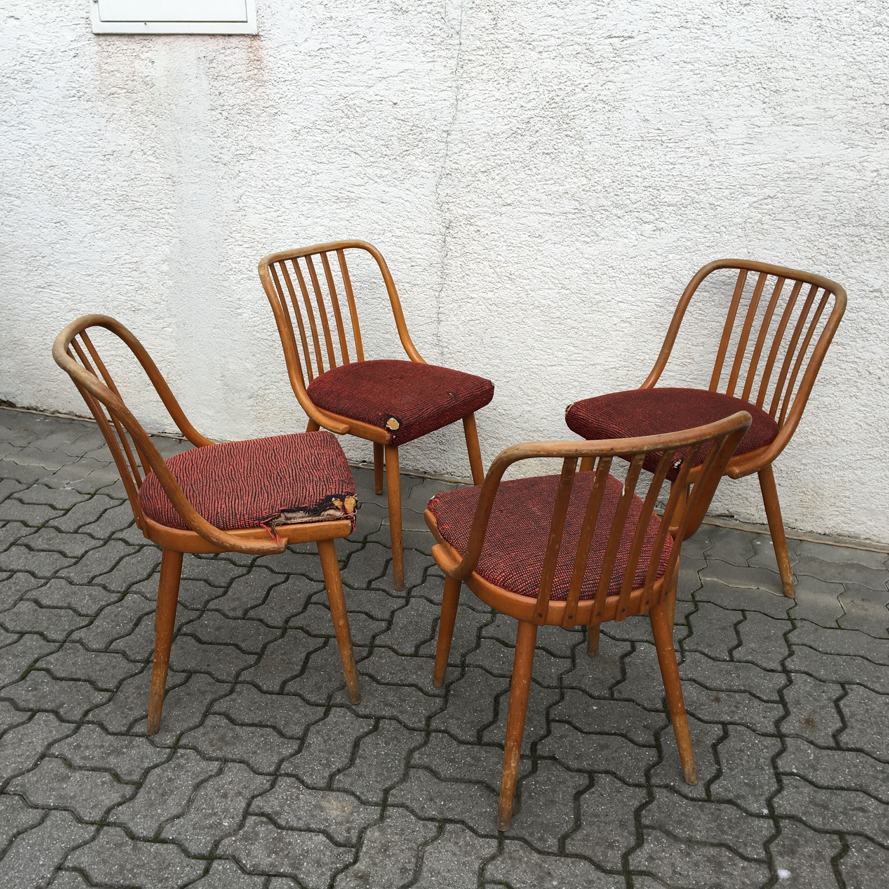 Antonin Suman chairs 60s Czechoslovakia