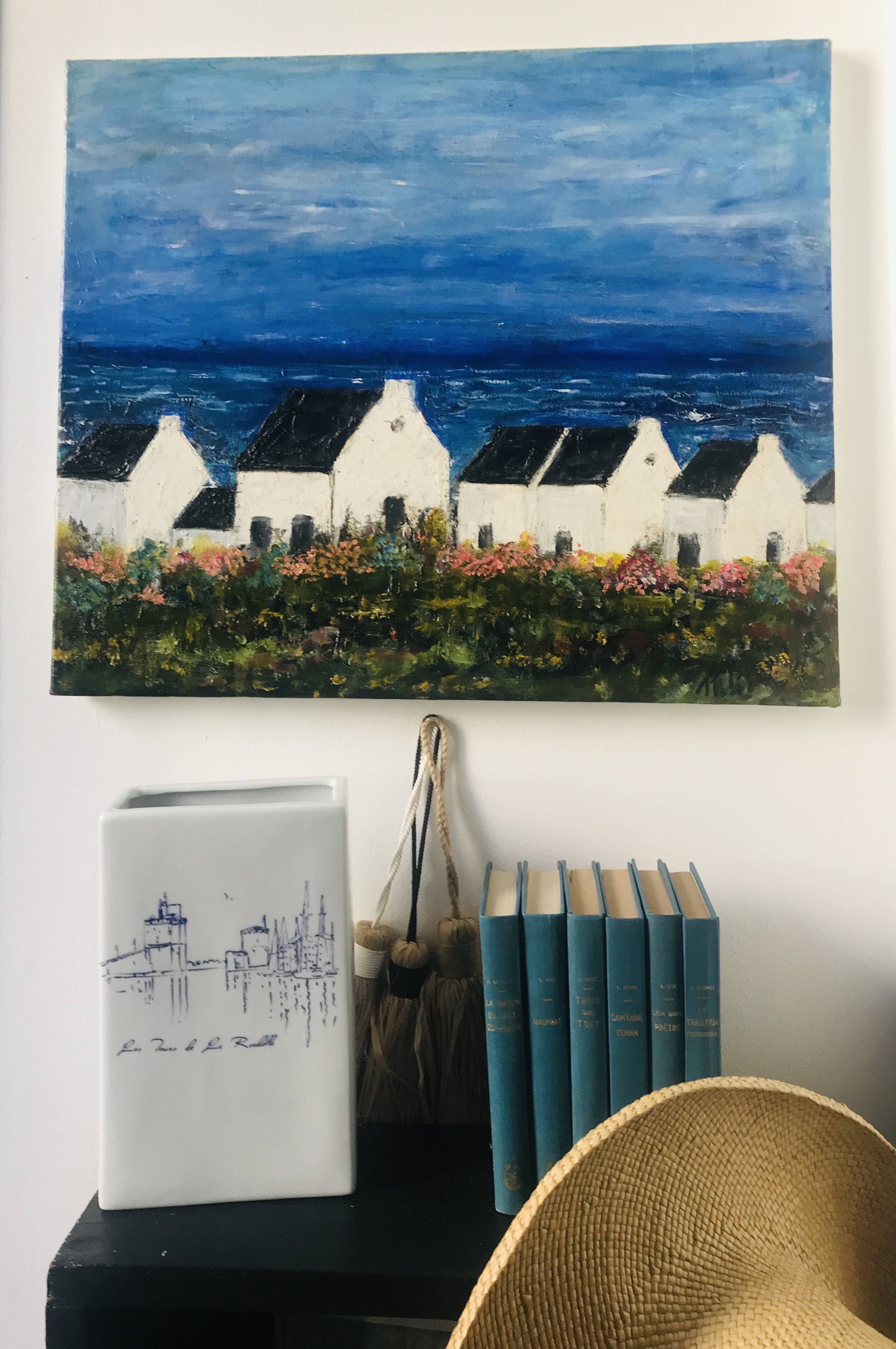 Oil on canvas Breton landscape