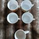 5 vintage cups in Arcopal/Lotus