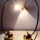 Pair of vintage German bow lamps 60s/70s