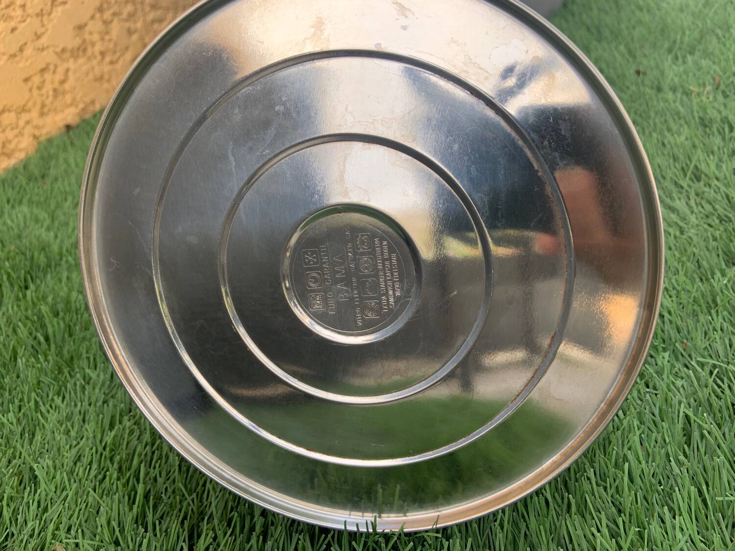 Retro style stainless steel kettle