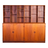 Wall Console in Teak by Peter Hvidt & Orla Mølgaard for Søborg Møbelfabrik, 1950s